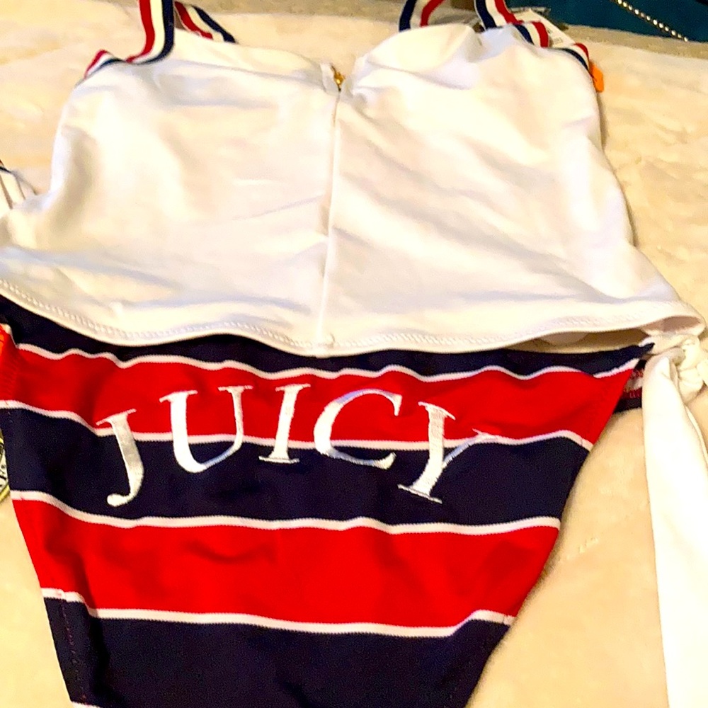 2 piece juicy couture swim NWT takini white